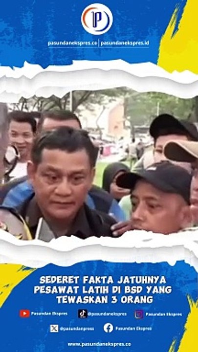 Sederet Fakta Jatuhnya Pesawat Latih di BSD yang Tewaskan 3 Orang