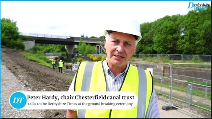 Chesterfield Canal trust ground breaking ceremony
