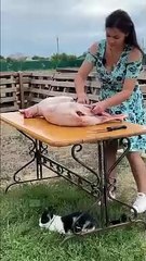 A Huge Lamb is roasting in an Earthen Tandoor! #royallqt