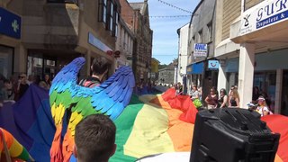 St Austell Cornwall England Gay LGBTQIA+ Pride 18th May 2024. With Roxie Moron Drag Queen Part 2