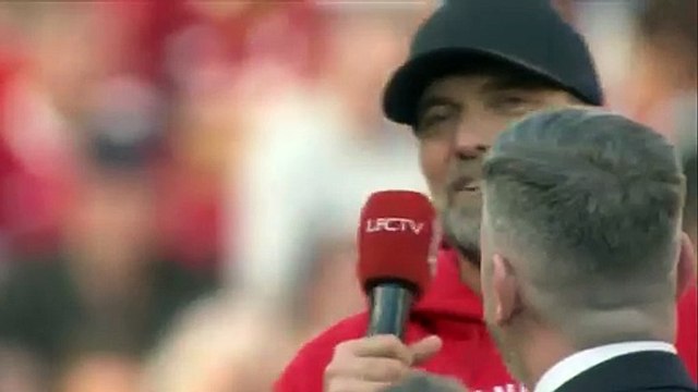 Jürgen Klopp lance un chant en l’honneur d’Arne Slot
