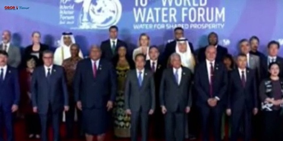 Jokowi Kenalkan Prabowo Sebagai Presiden Terpilih di KTT World Water Forum