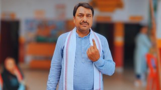 भीषण गर्मी में विधायक ने डाला वोट, बोले- 'मोदी को कोई ताकत नहीं हरा सकती'