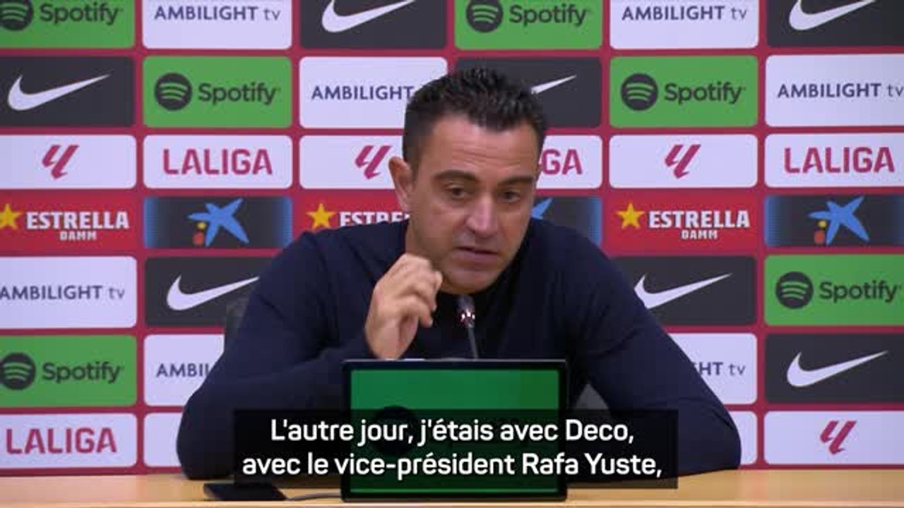 Barcelona – Xavi: "Nothing has changed, I am calm" – Dailymotion Video – Dailymotion