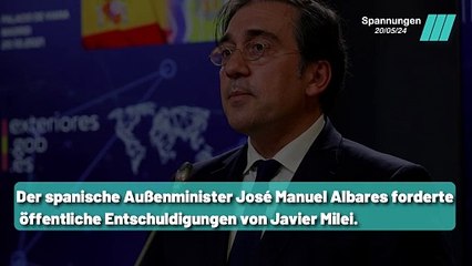 Kollision Diplomatisch: Spanien und Argentinien am Rande des Bruchs
