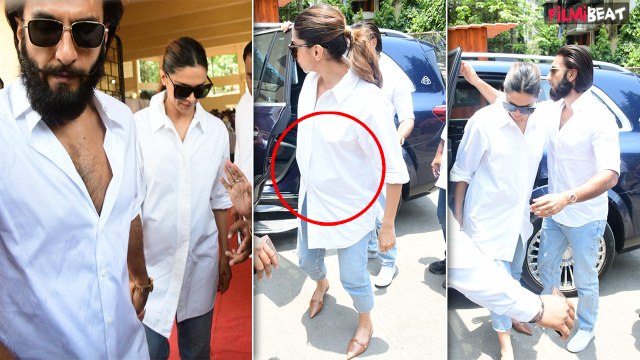 Pregnant Deepika Padukone ने Ranveer Singh के साथ डाला Vote, पहली बार दिखा Baby Bump! FilmiBeat