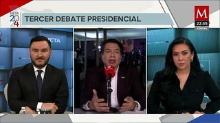 Mario Delgado: Candidata Xóchitl Gálvez sufre debacle en el debate