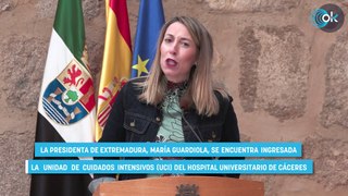 La presidenta de Extremadura ingresada en la UCI tras una intervención quirúrgica