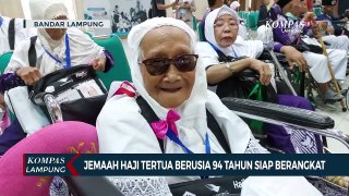 Senyum Jamaah Haji Tertua Berusia 94 Tahun yang Siap Berangkat