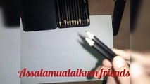 masha allah calligraphgy with double pencil|Islamic art tutorial