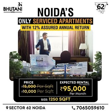 62 Avenue Serviced Apartments In Noida At An Affordable Price