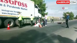 Esenyurt'ta kamyonet, motosiklete çarptı: 1 ölü