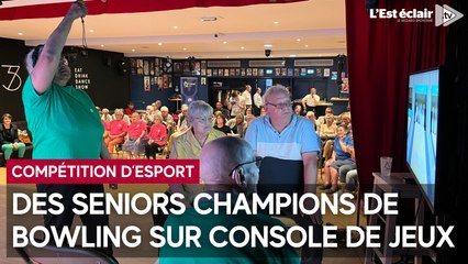 Jacques (70 ans) et Josiane (82 ans), champions de bowling sur console de jeux