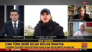 CNN TÜRK helikopterin düştüğü bölgede! Fulya Öztürk olay yerinden bildirdi