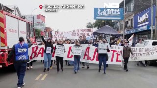 Протесты в Аргентине: демонстранты требуют повысить зарплаты и пенсии