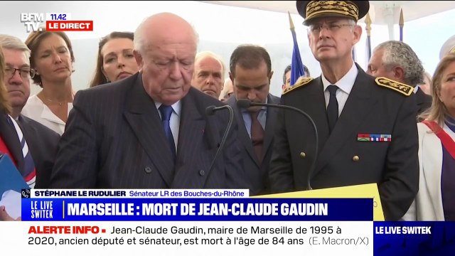 Jean-Claude Gaudin était Marseille : Stéphane Le Rudulier, sénateur LR des Bouches-du-Rhône, rend hommage à l'ancien maire de Marseille