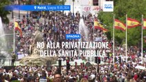 Spagna: migliaia di persone manifestano a Madrid in difesa della sanità pubblica