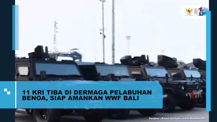 11 KRI Tiba di Dermaga Pelabuhan Benoa, Siap Amankan WWF Bali