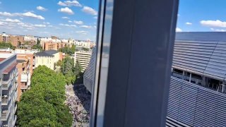Vecinos del Santiago Bernabéu se quejan del ruido