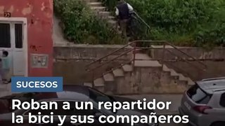 Roban la bici a un repartidor en Burgos y sus compañeros ven al ladrón con ella.