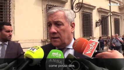 Tajani: "La nuova dirigenza dell'Iran lavori per il dialogo"