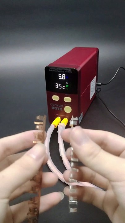 801D spot welder + 71B butt welding pen, easily weld small hardware!