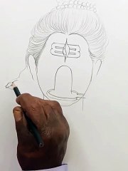 Lord Shiva Drawing #shivratrispecial #viralvideo #ytshorts #youtubeshorts #shorts