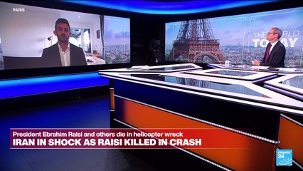 How are Iranians reacting to President Ebrahim Raisi's death?