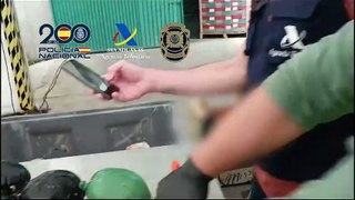Incautada una tonelada de cocaína oculta en melones y zumos, en una operación policial en Portugal y Vigo