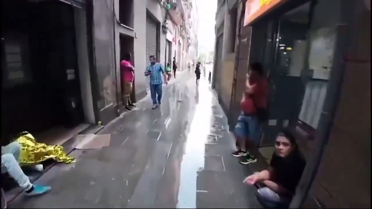 La degradación del barrio del Raval en Barcelona