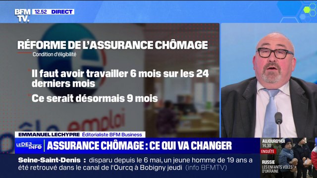 Assurance chômage: la réforme pourrait affecter jusqu'à un tiers des allocataires, juge l'Unédic