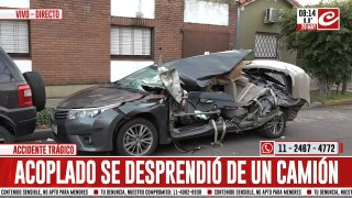 Tragedia en Panamericana: así quedó el auto en el que viajaban las víctimas