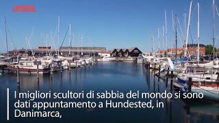 Danimarca, a Hundested il Festival delle sculture di sabbia