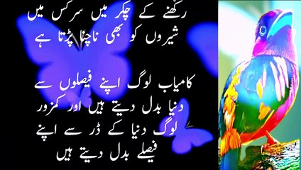 Kaamyab Loag Apne Faislon Se Duniya Badal Dete Hain _ Urdu quotes