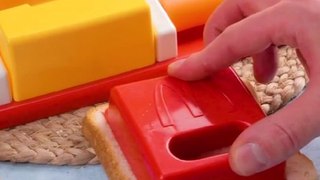 Making yummy snack with vintage McDonald's toy!