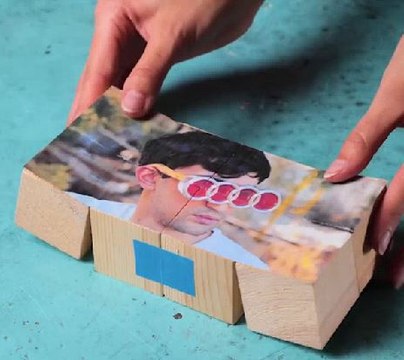 DIY wooden cube to cherish your best memories!