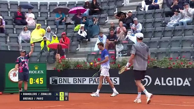 Horacio Zeballos y Marcel Granollers vs Mate Pavic y Marcelo Arévalo (6-2, 6-2) | Masters 1000 de Roma 2024 | Final, dobles