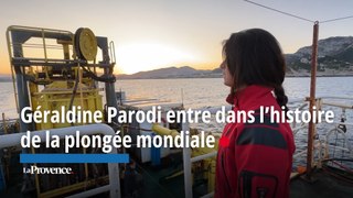 Géraldine Parodi, la reine des abysses entre dans l’histoire de la plongée mondiale
