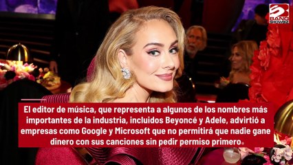 Advierte Sony Music a las empresas de tecnología sobre la IA
