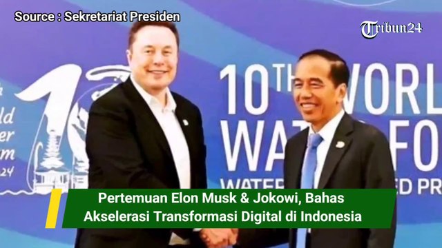 Pertemuan Elon Musk & Jokowi, Bahas Akselerasi Transformasi Digital di Indonesia