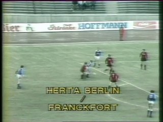 HERTHA BERLIN - EINTRACHT.FRANFORT - 1979 -  SAISON 1978/1979 -