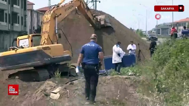 Sakarya’da inşaat kazısı esnasında elleri ve ayakları bağlı ceset bulundu