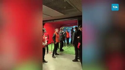 Mert Hakan'ın stat koridorunda bağırarak "Tek Başıma oynayacağım dedim onlarla" dediği görüntüler ortaya çıktı