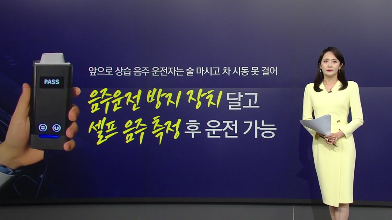 앞으로 '상습 음주운전자', 술 마시면 車 시동 못 건다! [앵커리포트] / YTN