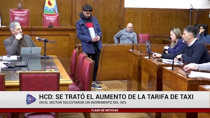 HCD: SE TRATÓ EL AUMENTO DE LA TARIFA DE TAXI