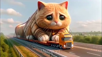 Big Cat | Cute Cat Become a Giant #video #viral #dailymotion #viralvideo #cat #kitten #aicatstory #aicatvideo