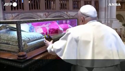 Il Papa a Verona, prima tappa nella basilica di San Zeno