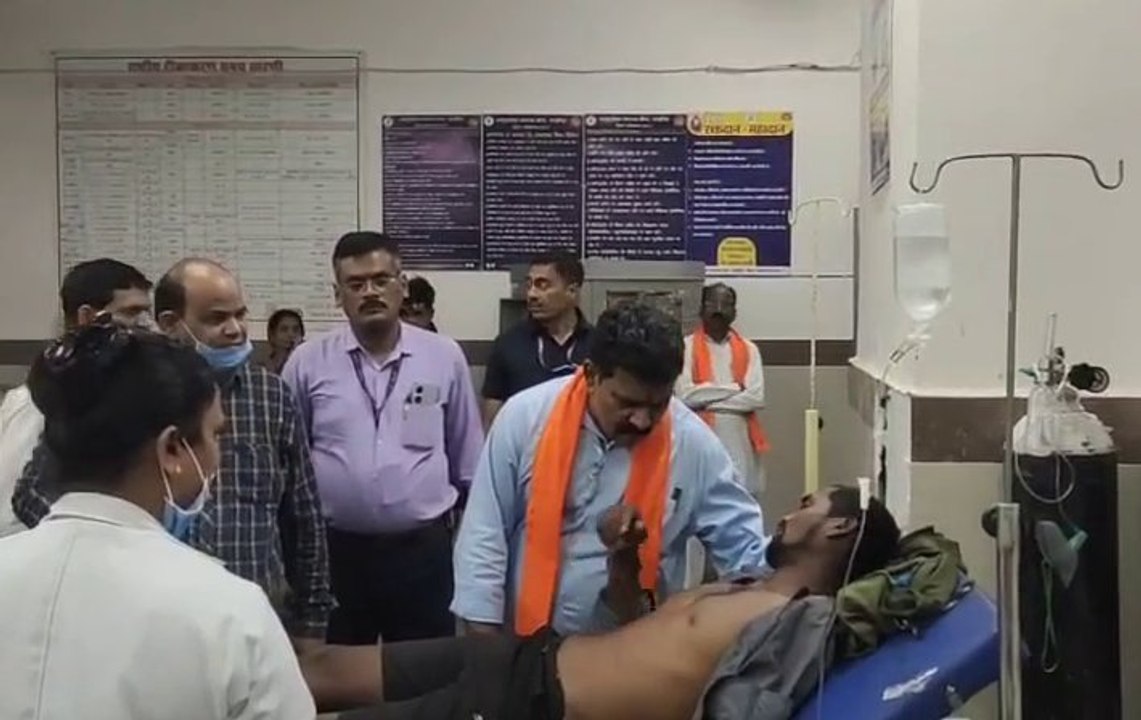 उपमुख्यमंत्री विजय शर्मा पहुंचे घायलों से मिलने