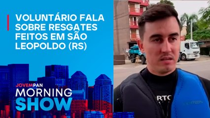 Nicolas Nogueira sobre Rio Grande do Sul: “Está tudo EMBAIXO D’ÁGUA ainda”