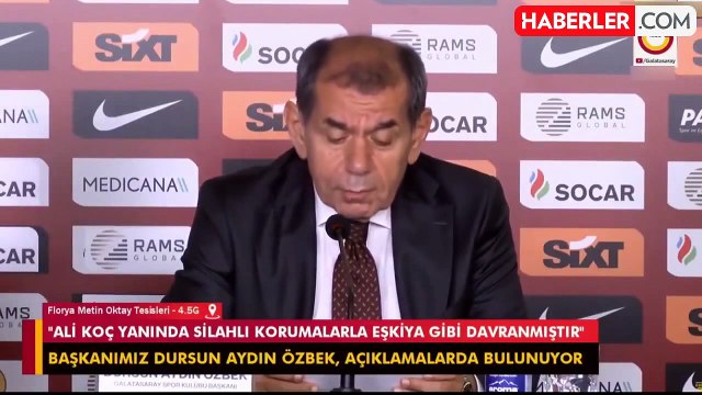 Dursun Özbek, Ali Koç'u topa tuttu: Sen bir projesin, yaptıklarının hesabını soracağım